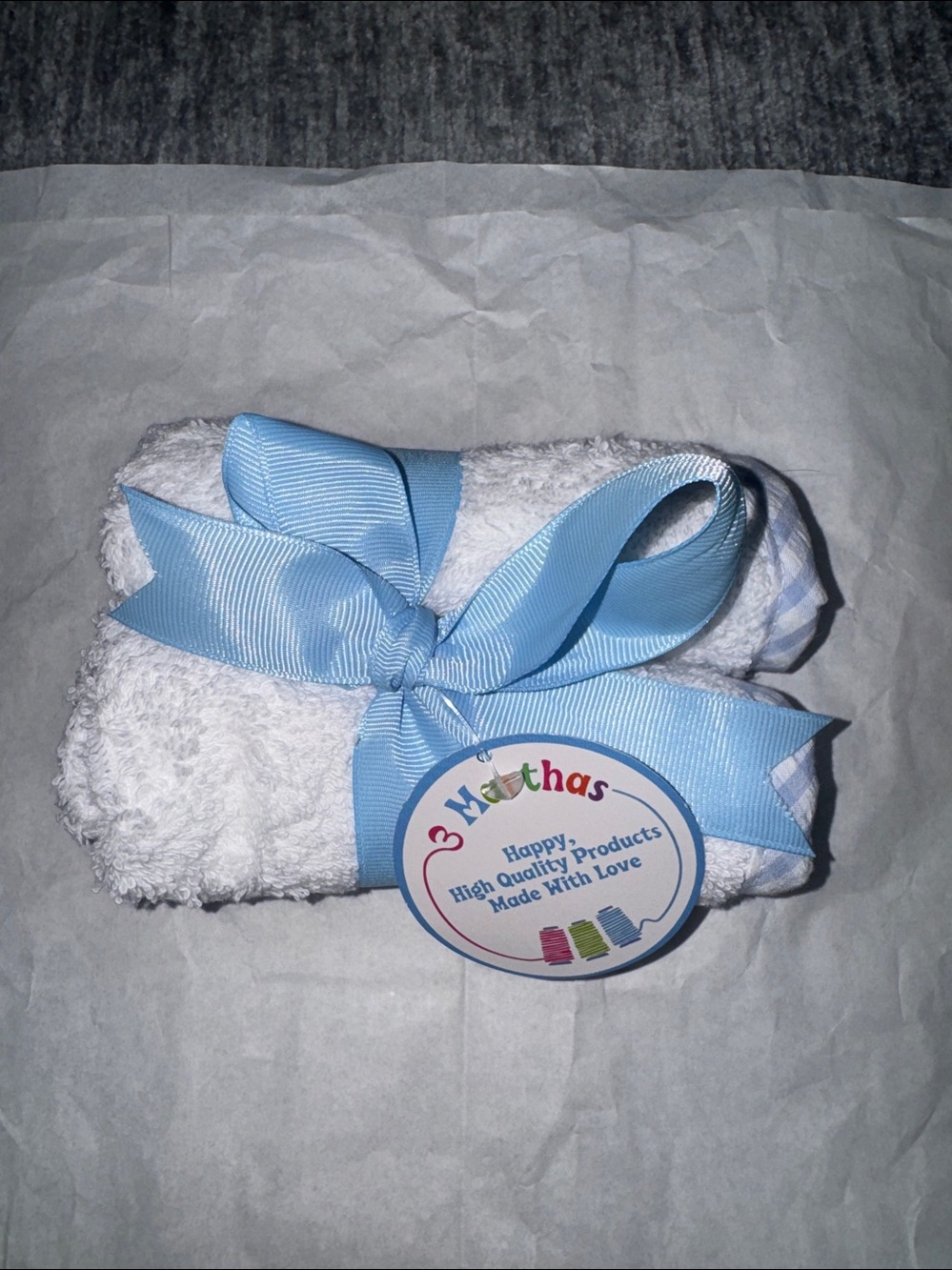 3 MARTHAS SEERSUCKER WASHCLOTHS